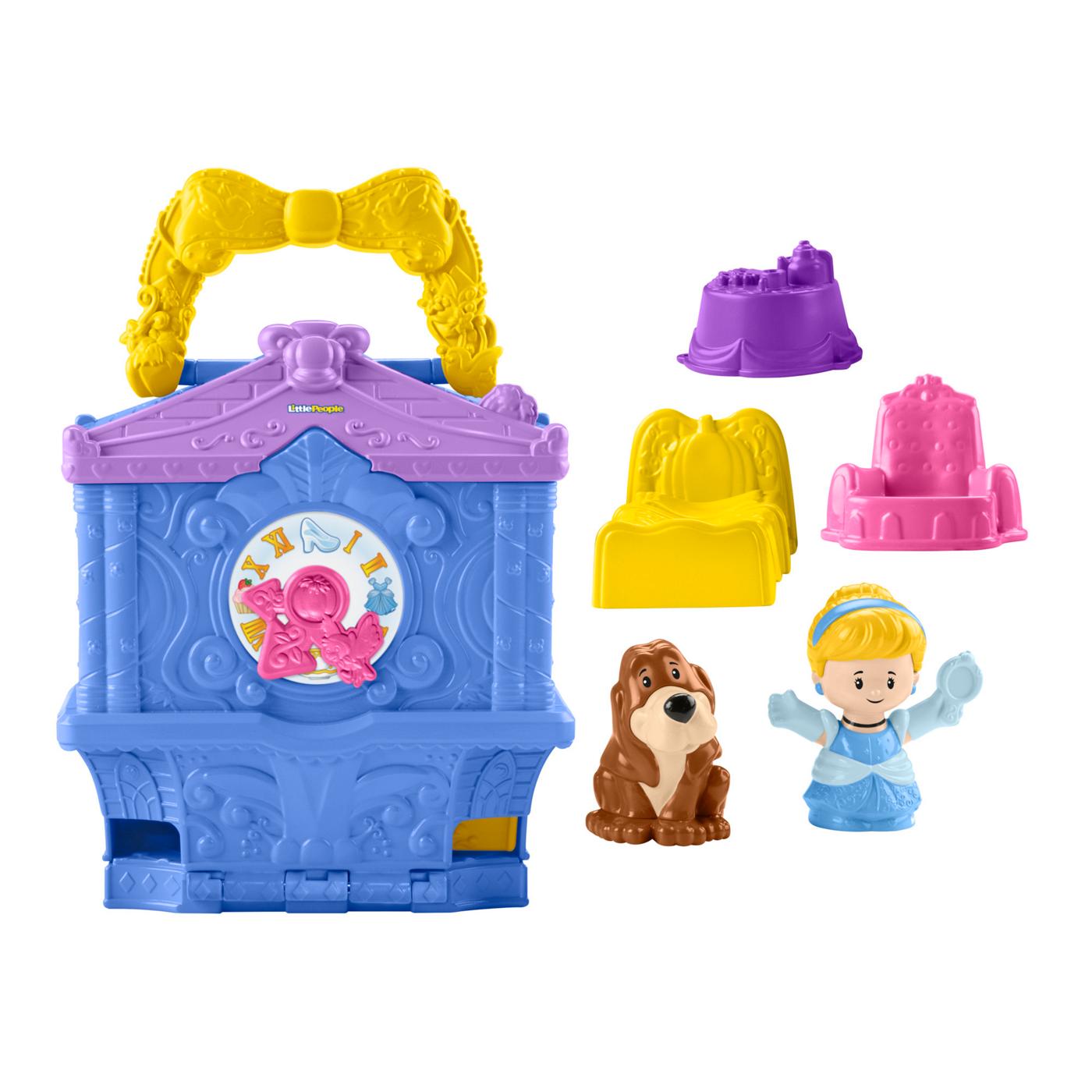 Fisher-Price Little People Disney Princess Cinderella's On-The-Go Playset; image 2 of 2