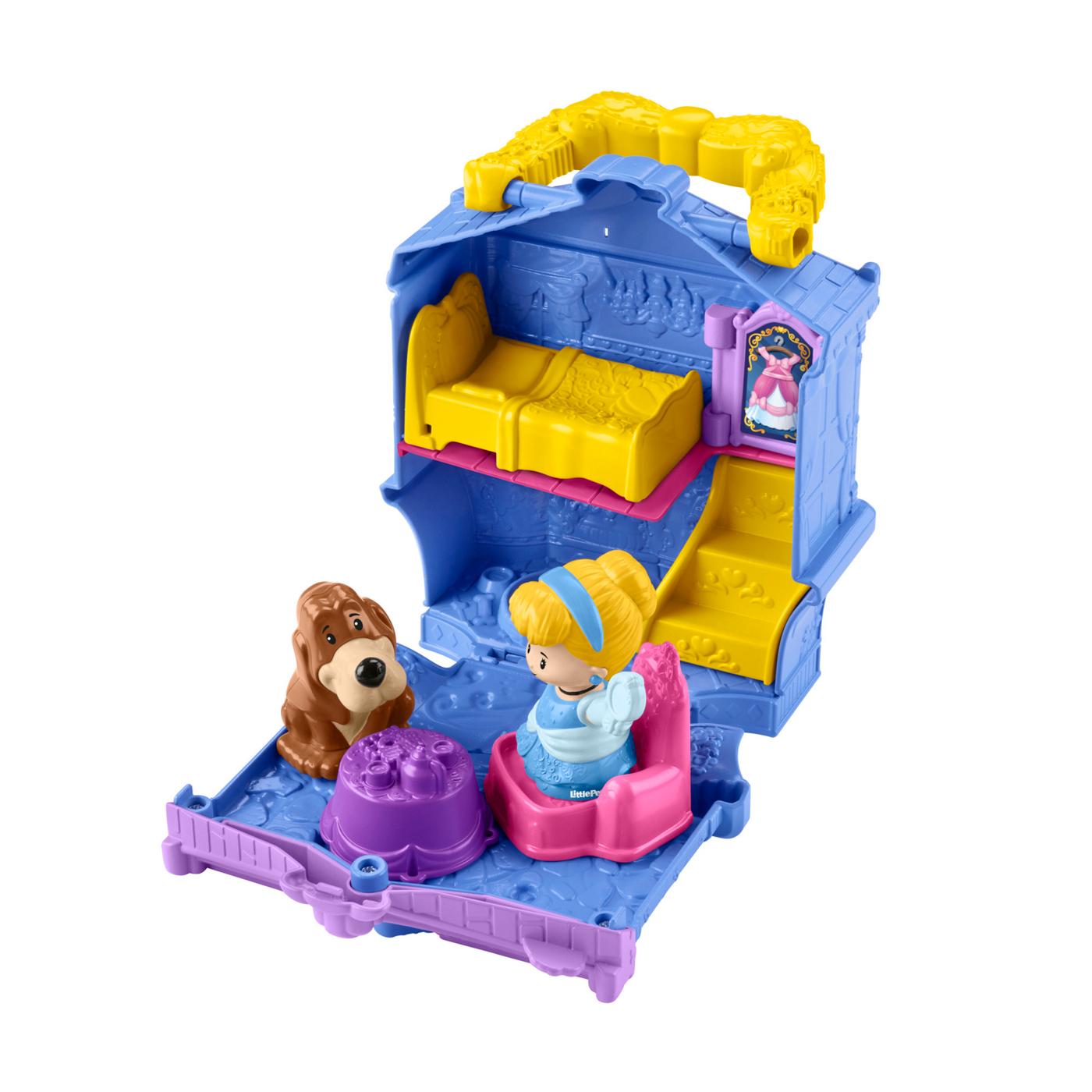 Fisher-Price Little People Disney Princess Cinderella's On-The-Go Playset; image 3 of 3