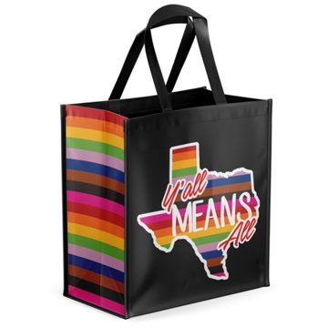 Green Earth Y'all Means All Pride Reusable Shopping Bag
