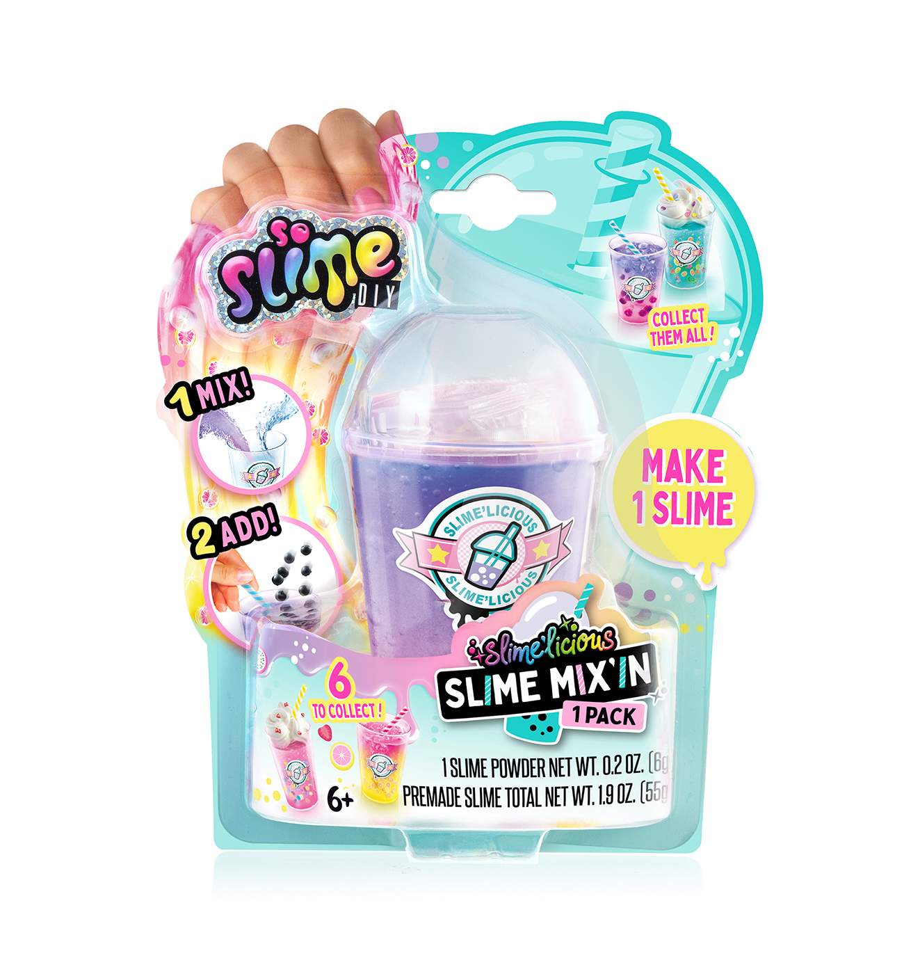 SoSlime DIY Slime'licious Mix'in Drinks Single Pack; image 1 of 9