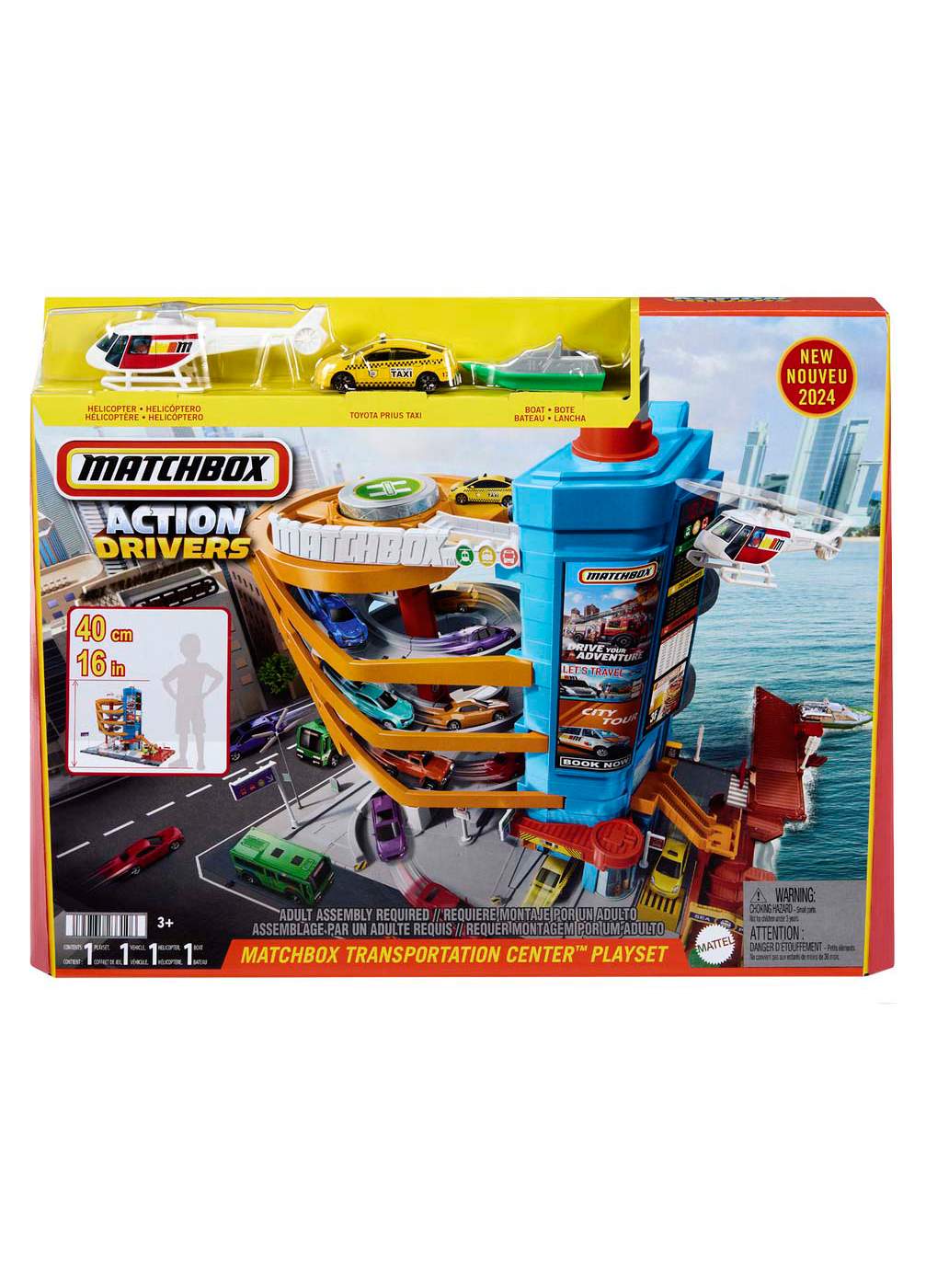 Matchbox Action Drivers Transportation Center Playset; image 1 of 2