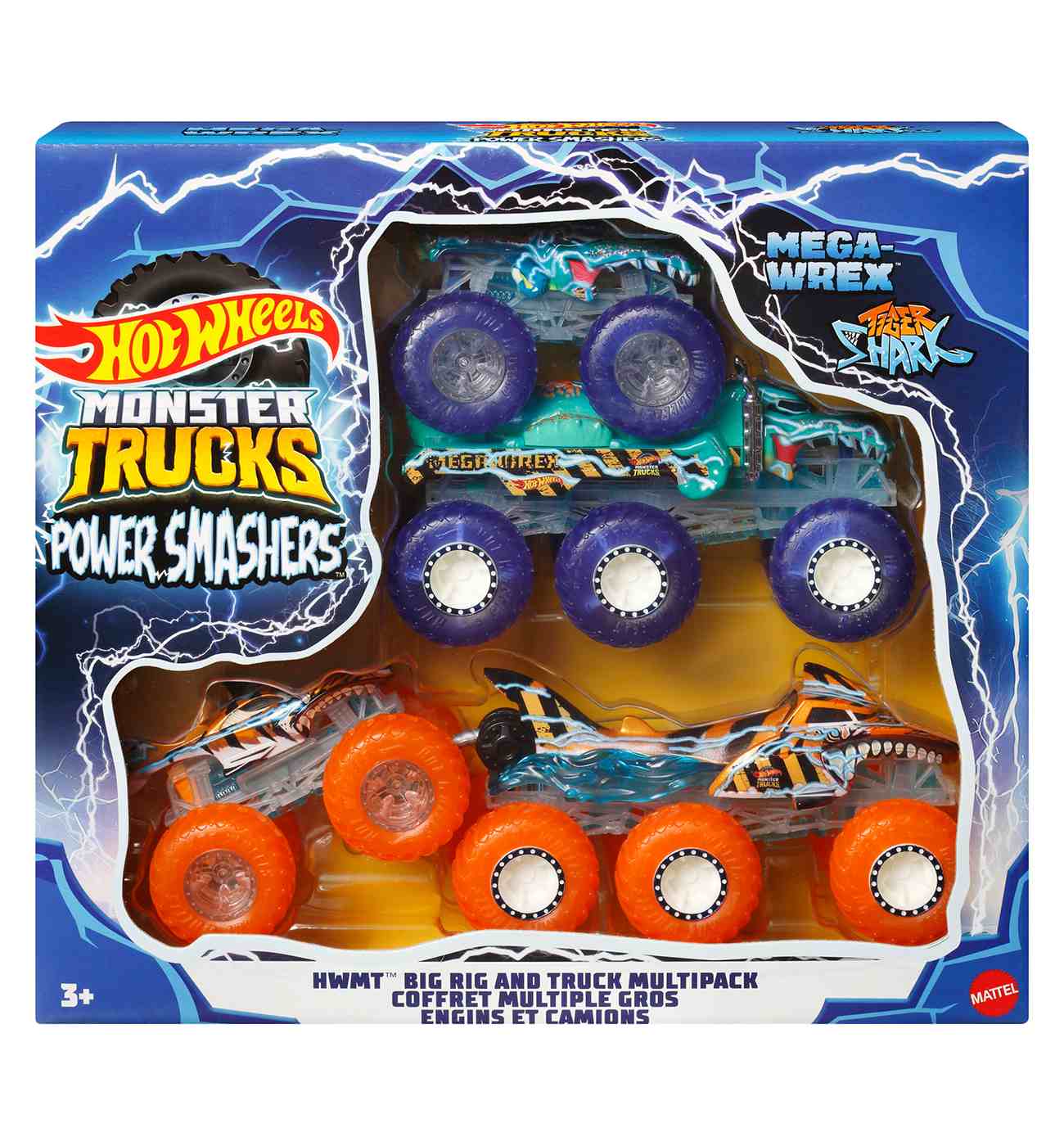 Hot Wheels Monster Trucks Power Smashers Multi-Pack; image 1 of 2