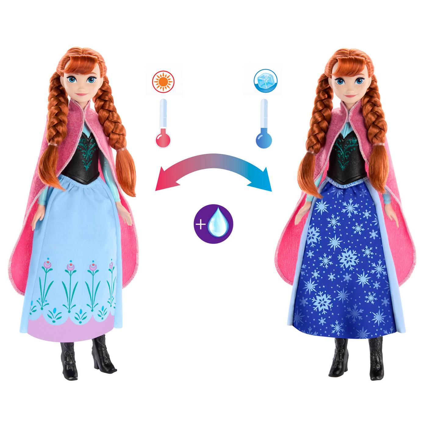 Disney Frozen Magical Skirt Anna Doll; image 2 of 4