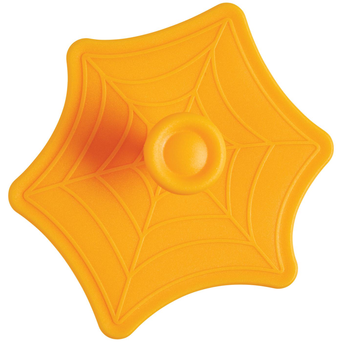 Destination Holiday Halloween Spider Web Cookie Stamper - Orange; image 1 of 2