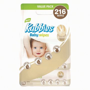 Kubbies Baby Wipes Value Pack