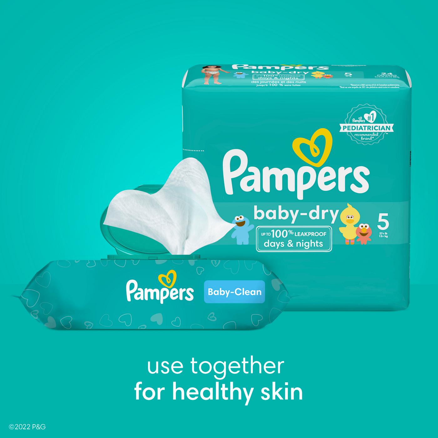 Pampers Baby Dry Ultra Cushiony Diapers - Size 7 (26-50 lbs); image 7 of 10
