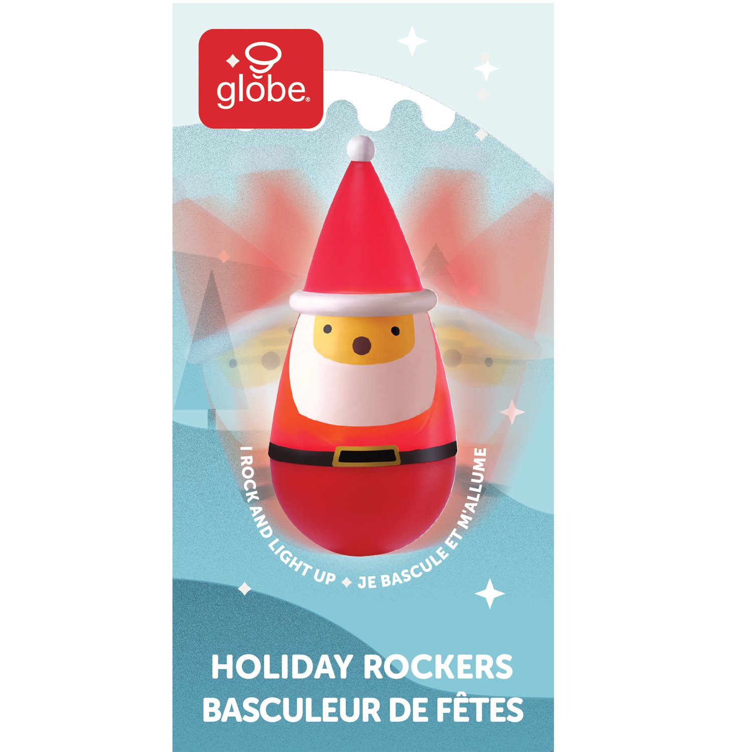 Globe Santa Light-Up Holiday Rocker - Shop Seasonal decor at H-E-B