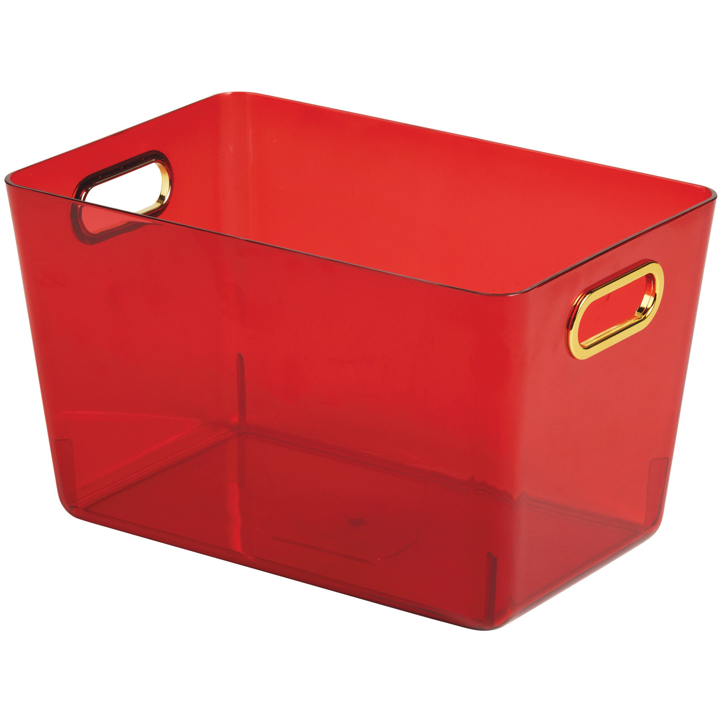 Destination Holiday Plastic Storage Bin Red Shop Storage bins at HEB