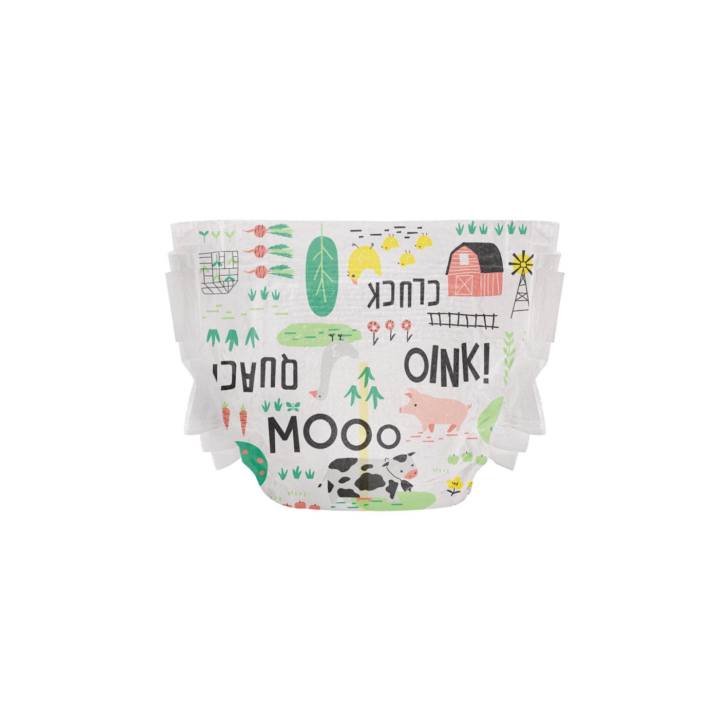 The Honest Company Clean Conscious Diapers Jumbo Pack - Size 7, Barnyard Print; image 3 of 3