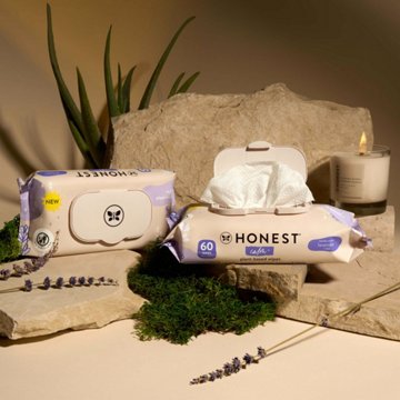 The Honest Company Calm Plant-Based Wipes - Lavender