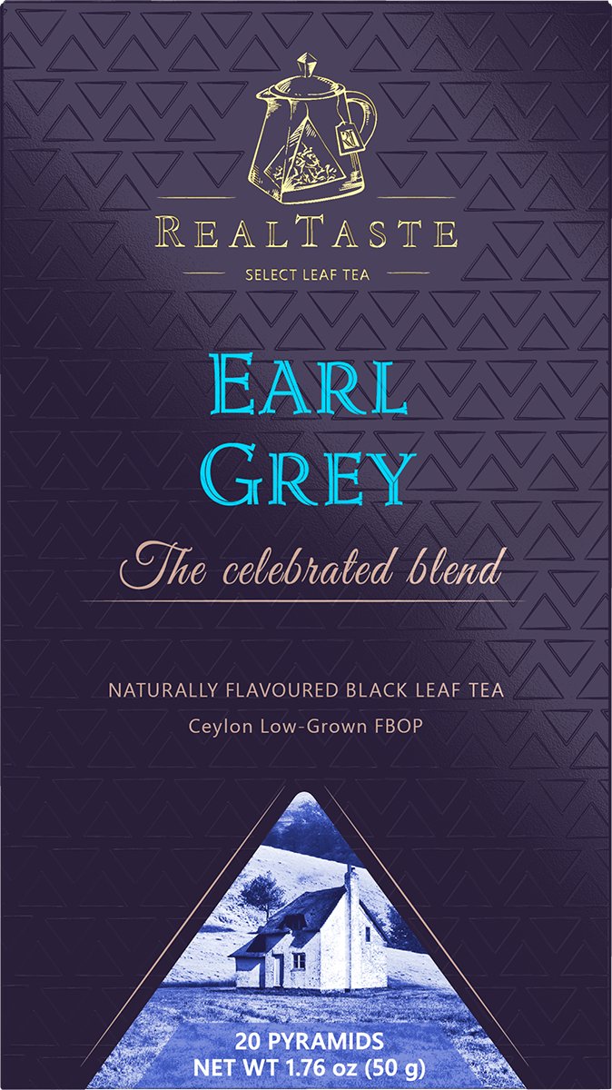 RealTaste Earl Grey Black Leaf Tea, 20 ct | Central Market