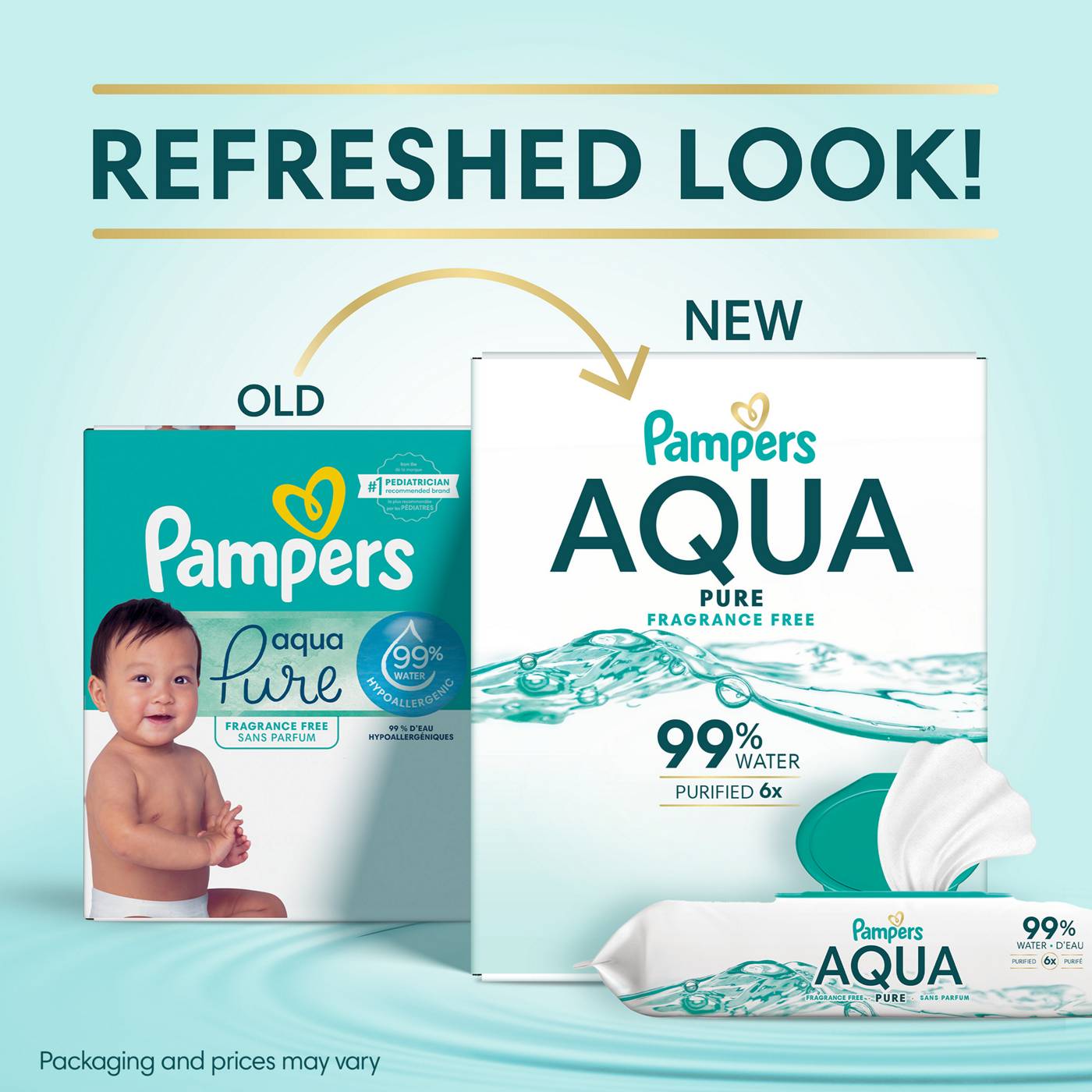 Pampers Aqua Pure Baby Wipes 12 pk; image 10 of 10
