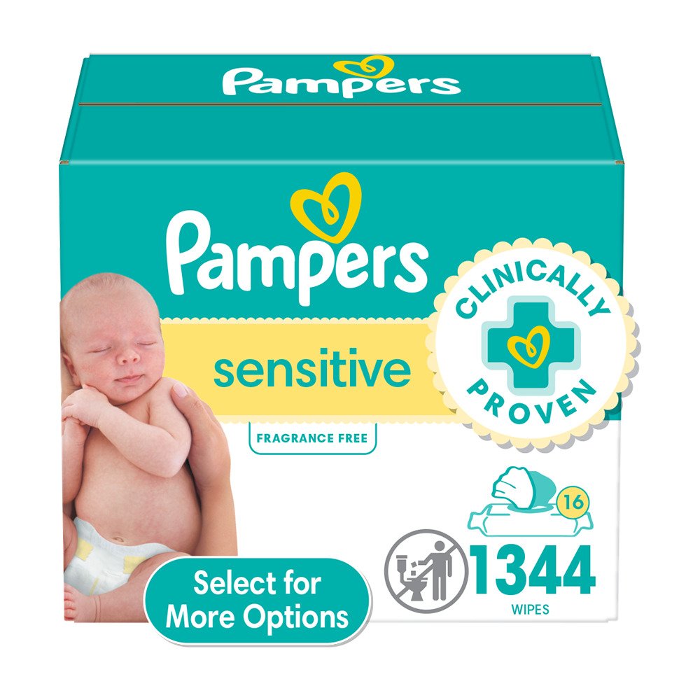 Pampers Sensitive Skin Baby Wipes - Shop Baby wipes at H-E-B