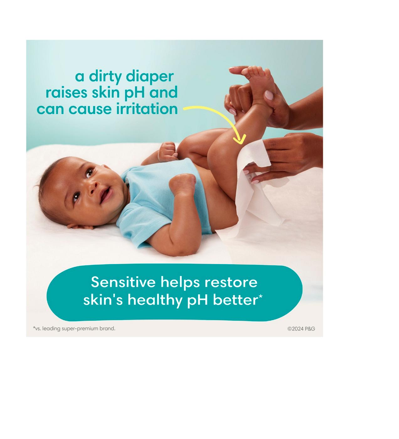 Pampers Sensitive Skin Baby Wipes; image 7 of 10