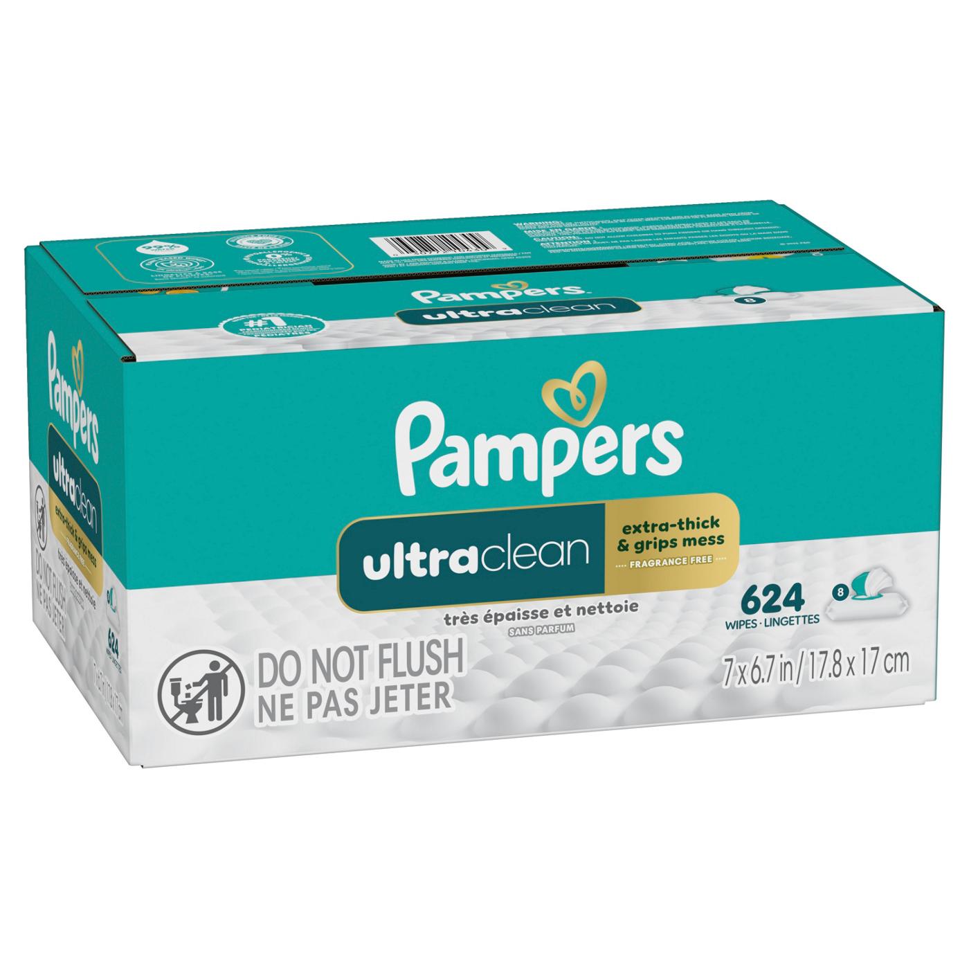 Pampers Free & Gentle Baby Wipes 8 pk; image 2 of 9