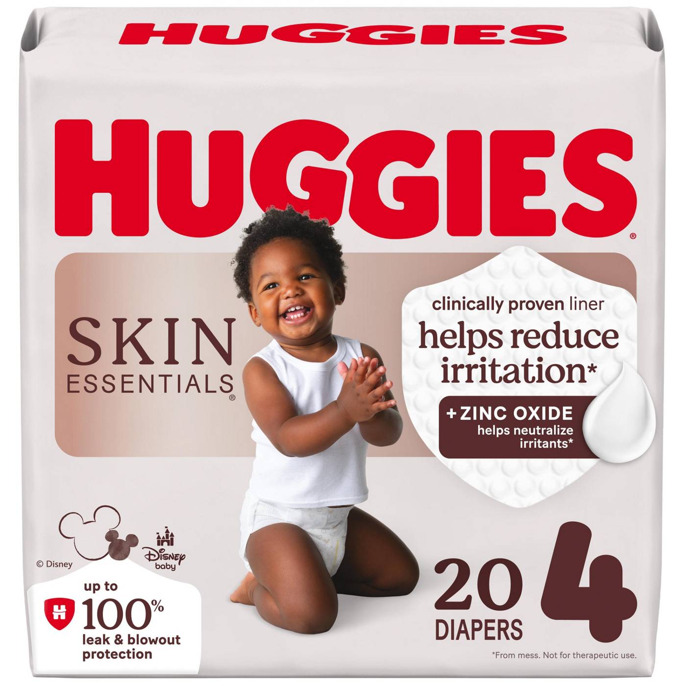 Huggies Skin Essentials Baby Diapers, Size 4 (22-37 lbs); image 1 of 8
