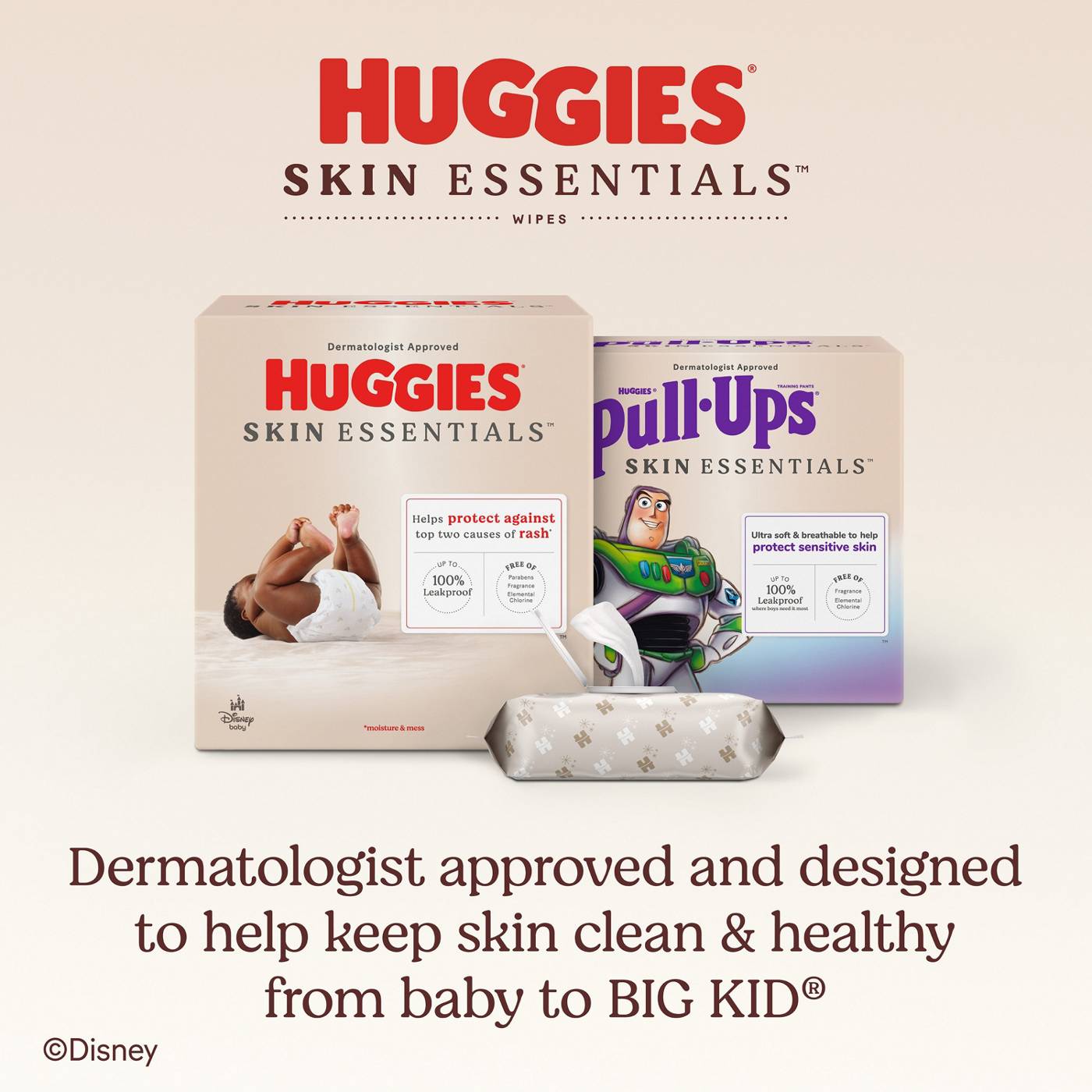 Huggies Skin Essentials Baby Wipes 2 Pk; image 5 of 8