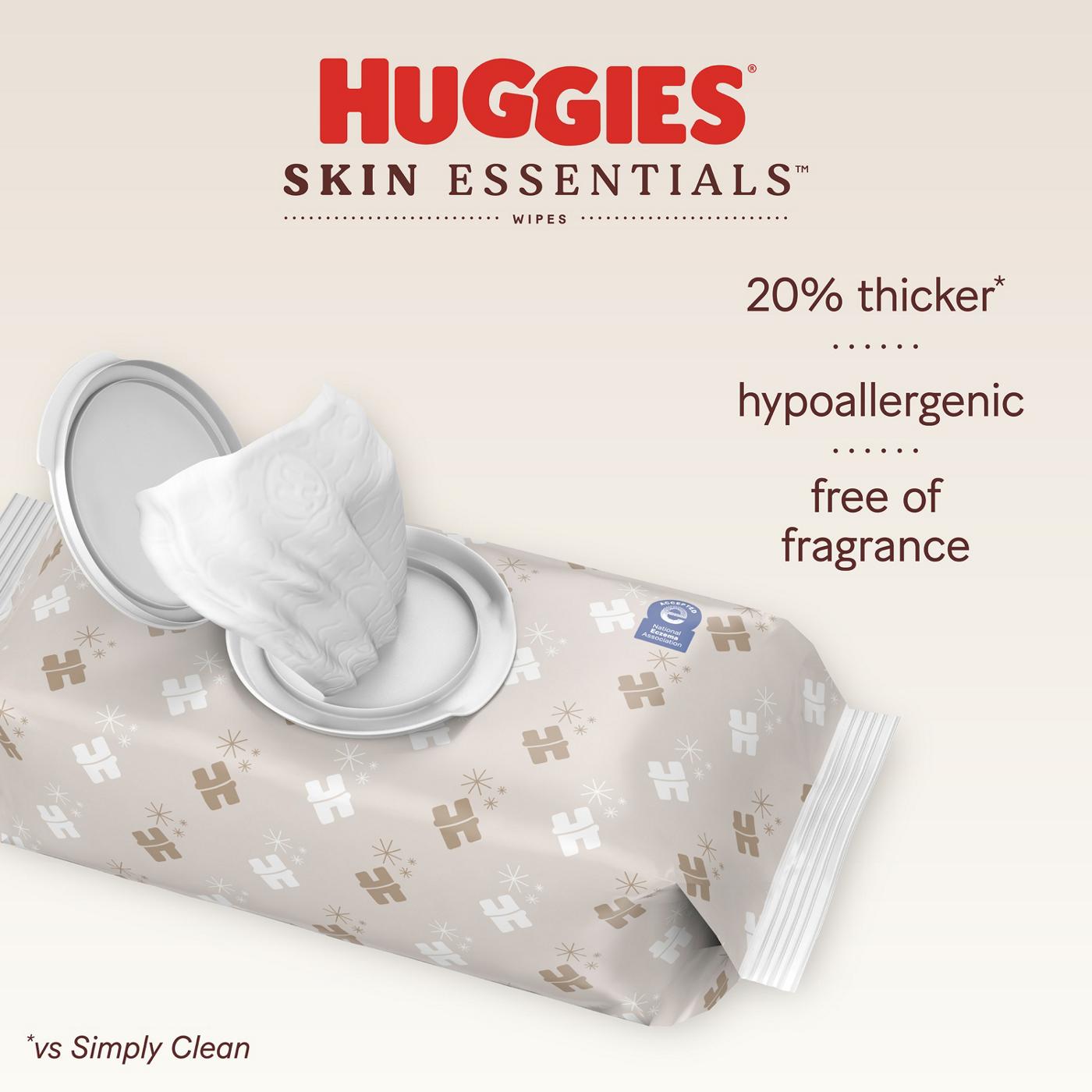 Huggies Skin Essentials Baby Wipes 2 Pk; image 7 of 8