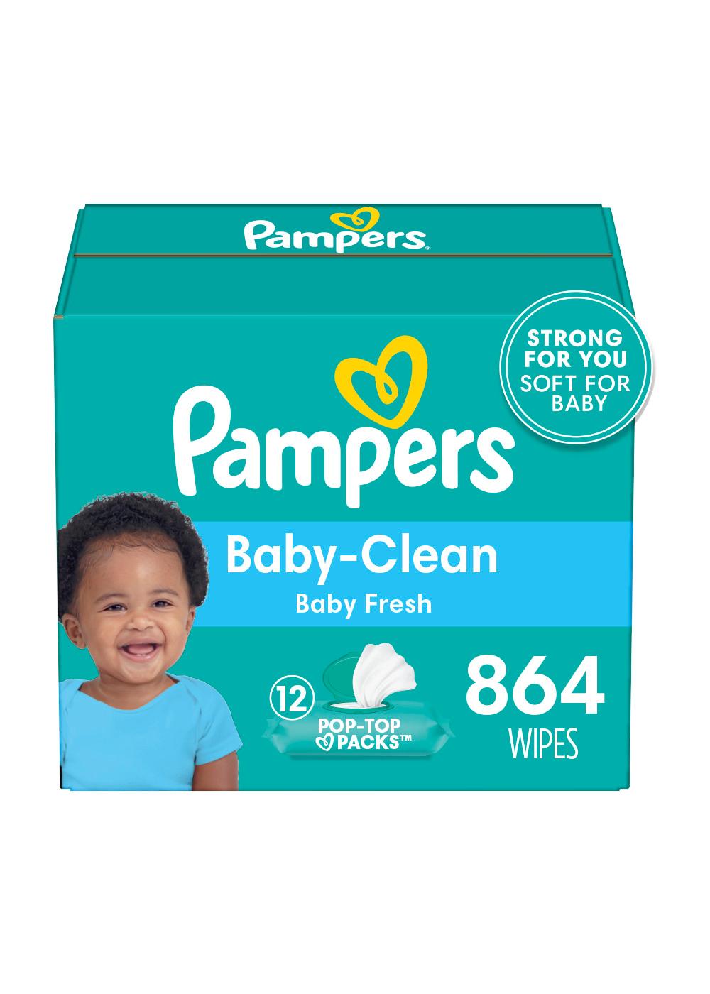 Pampers Baby Clean Baby Wipes - Fresh Scented  12 pk; image 1 of 9