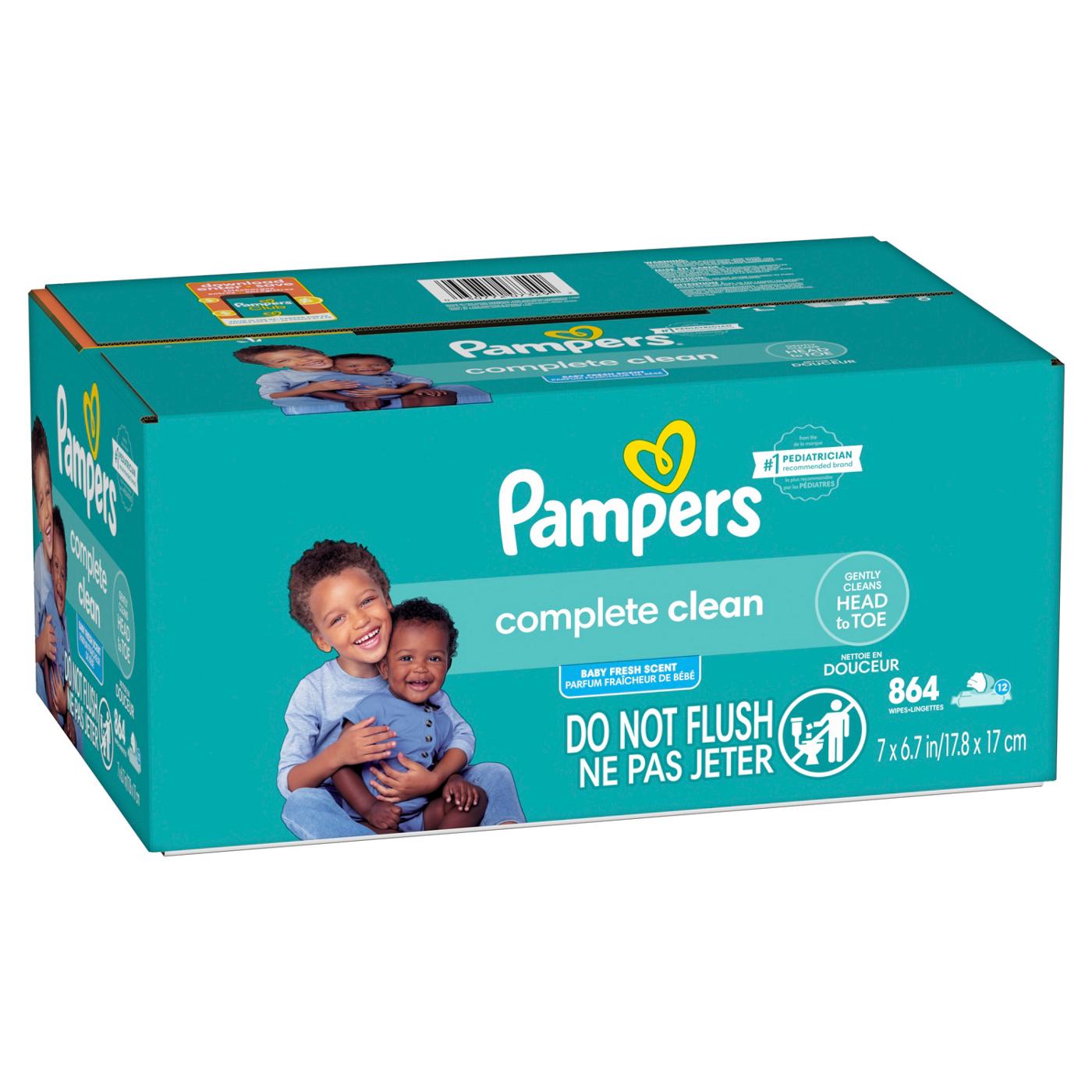 Pampers Baby Clean Baby Wipes - Fresh Scented  12 pk; image 9 of 10