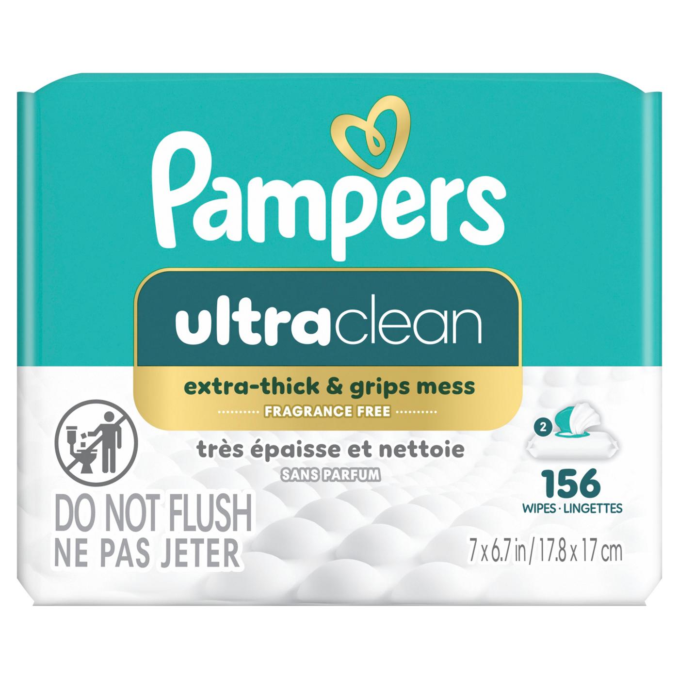 Pampers Free & Gentle Plant Based Baby Wipes 2 pk; image 10 of 10
