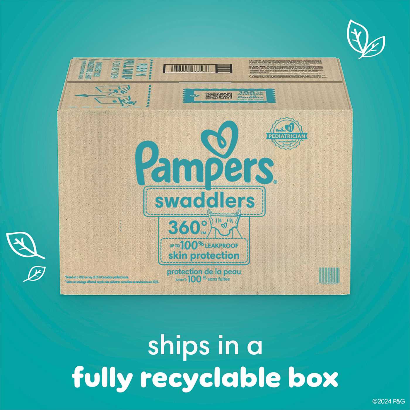 Pampers Swaddlers 360 Diapers - Size 5; image 10 of 10