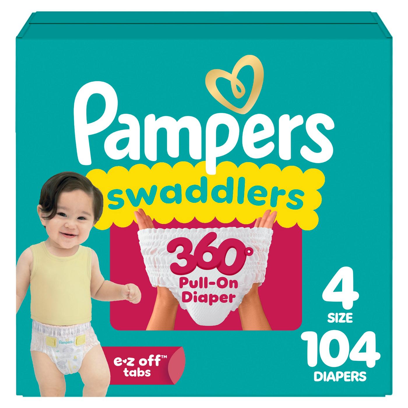 Pampers Swaddlers 360 Degrees Pull On Diaper - Size 4; image 1 of 10