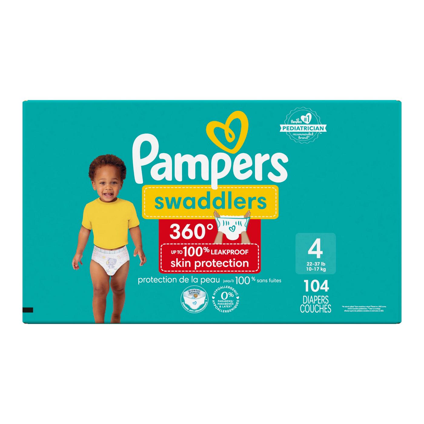 Pampers Swaddlers 360 Diapers - Size 4; image 9 of 10