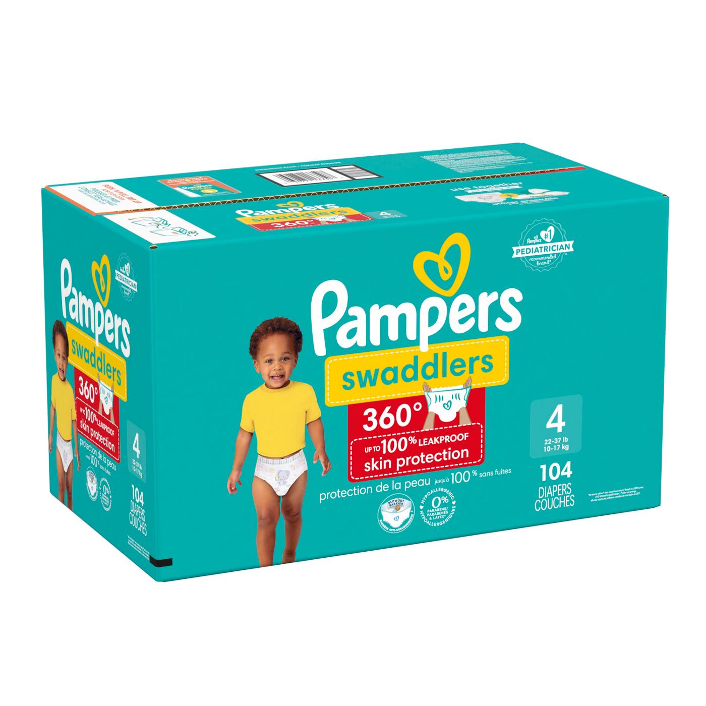 Pampers Swaddlers 360 Diapers - Size 4; image 10 of 10