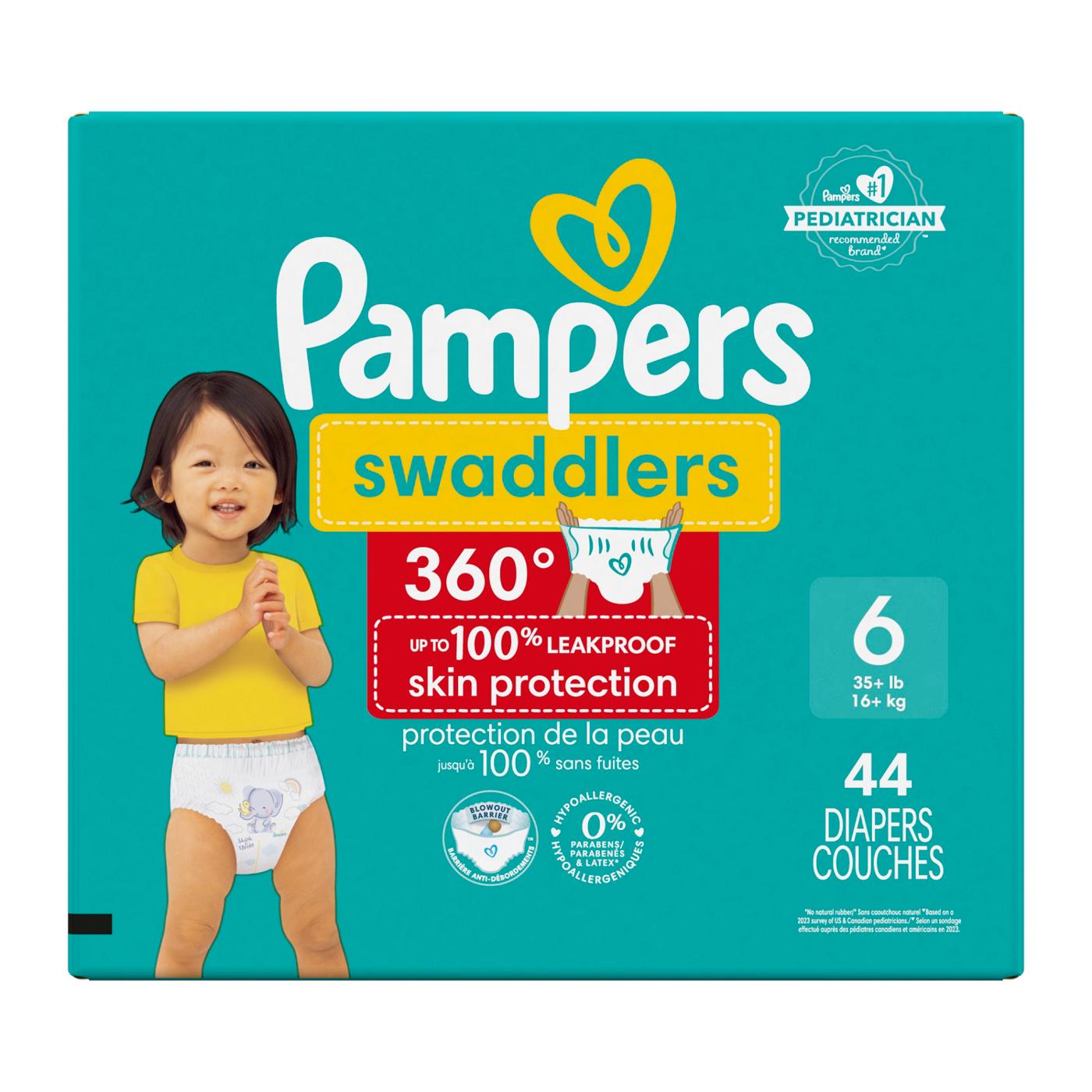 Pampers Swaddlers 360 Diapers - Size 6; image 3 of 10