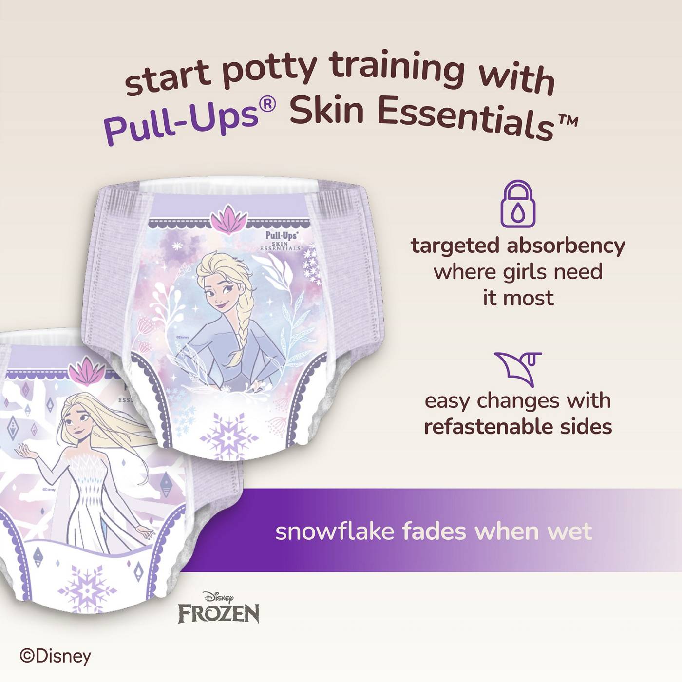 Pull-Ups Skin Essentials Girls' Training Pants - 2T-3T; image 7 of 8