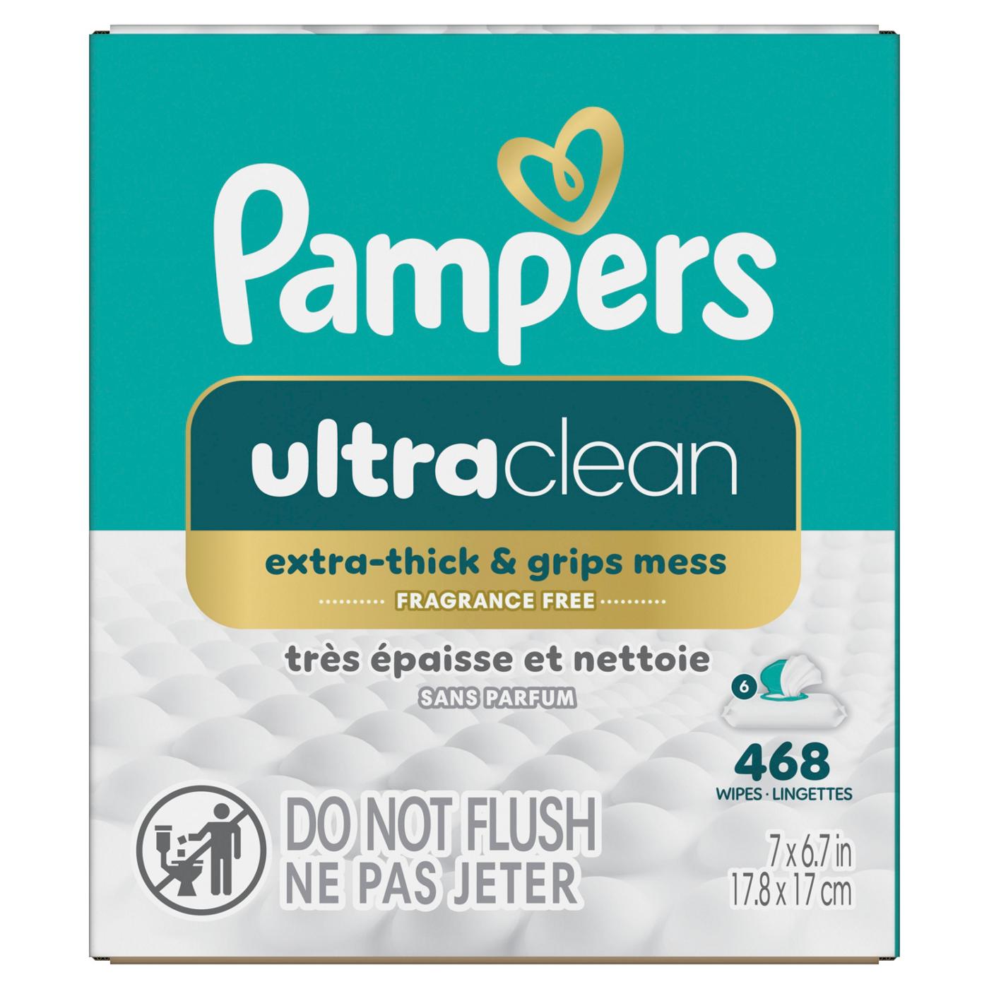 Pampers Free & Gentle Plant Based Baby Wipes 6 pk; image 3 of 10