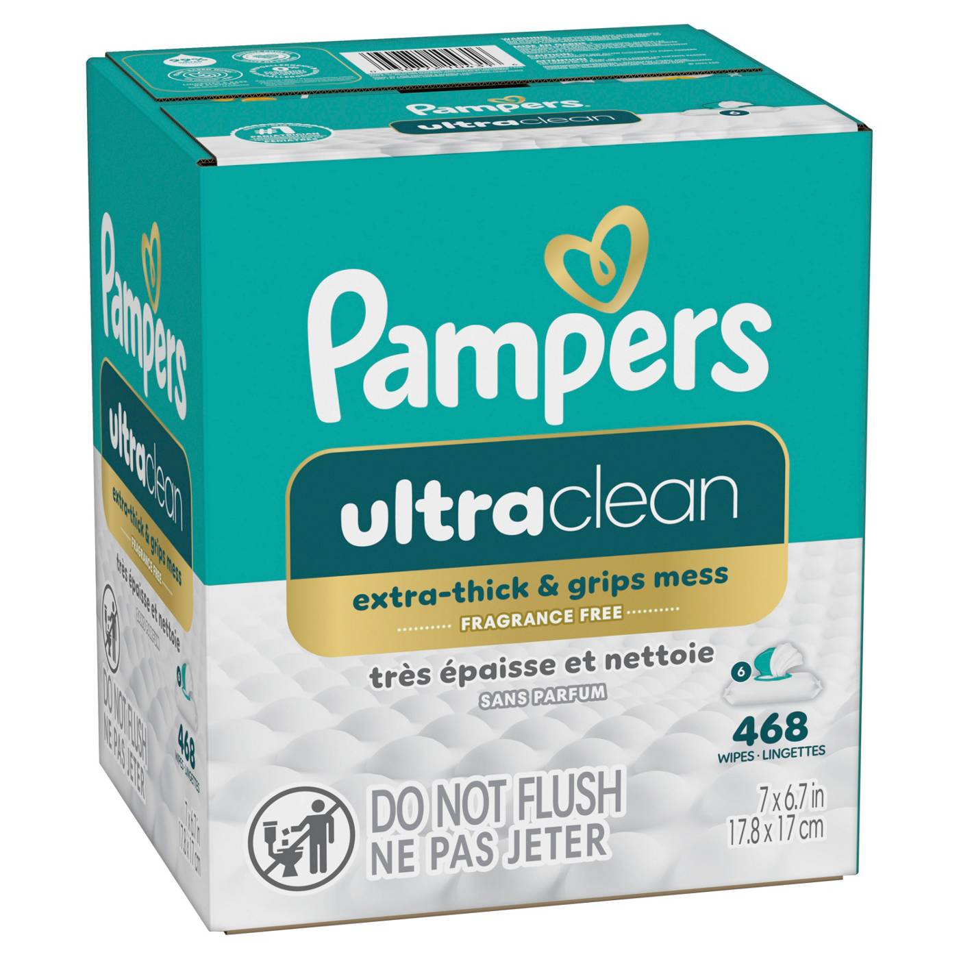 Pampers Free & Gentle Plant Based Baby Wipes 6 pk; image 8 of 10