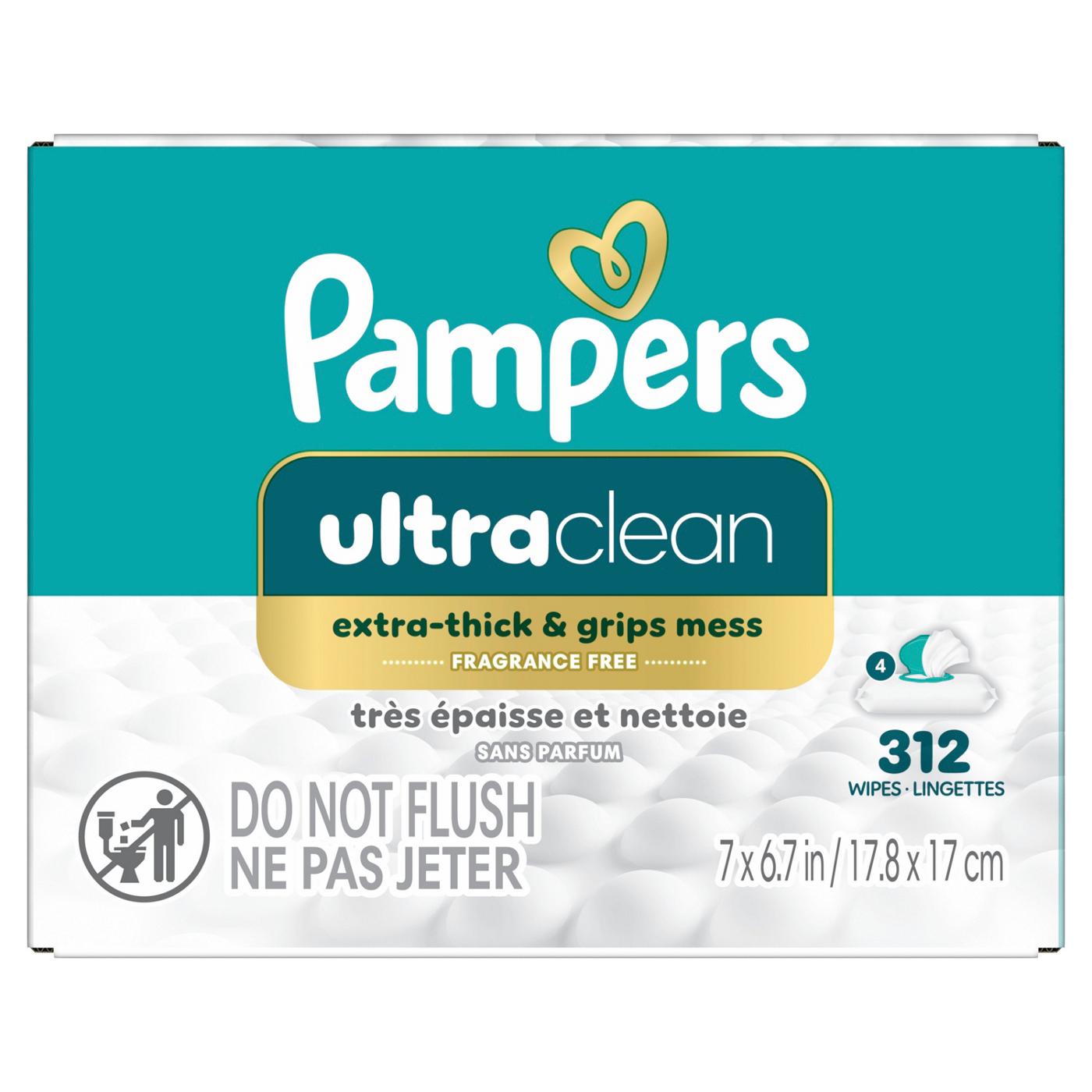 Pampers Free & Gentle Plant Based Baby Wipes 4 pk; image 8 of 8