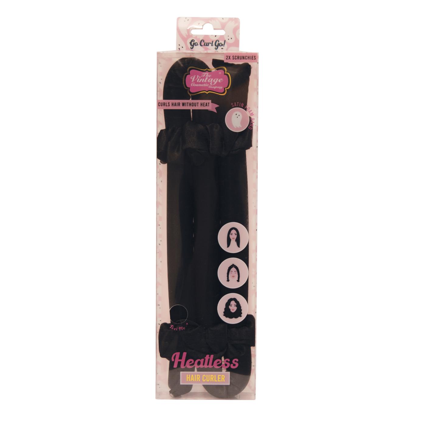 The Vintage Cosmetic Company Halloween Satin Heatless Curler - Black; image 1 of 6