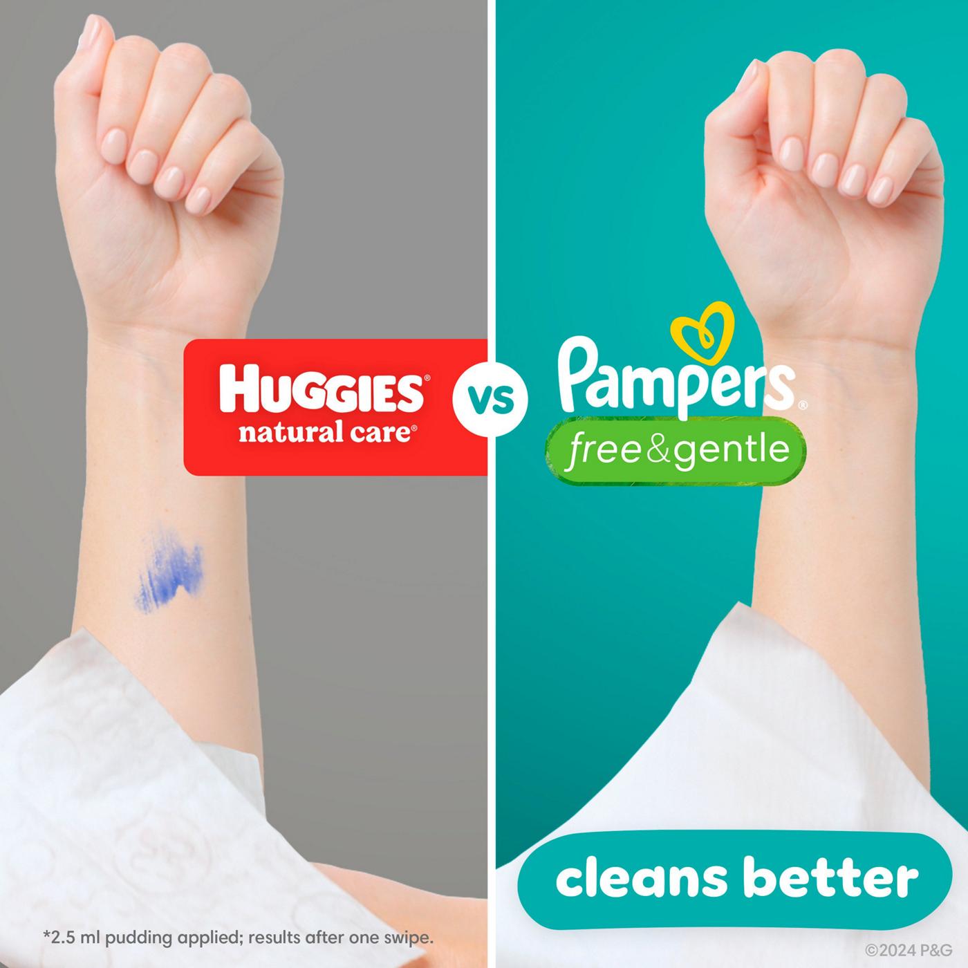 Pampers Free & Gentle Plant Based Baby Wipes; image 3 of 10