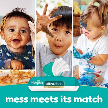Pampers Free & Gentle Plant Based Baby Wipes