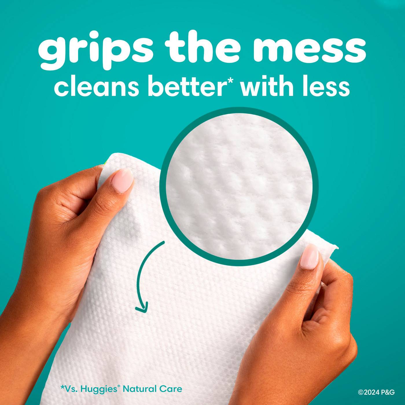 Pampers Free & Gentle Plant Based Baby Wipes; image 9 of 10