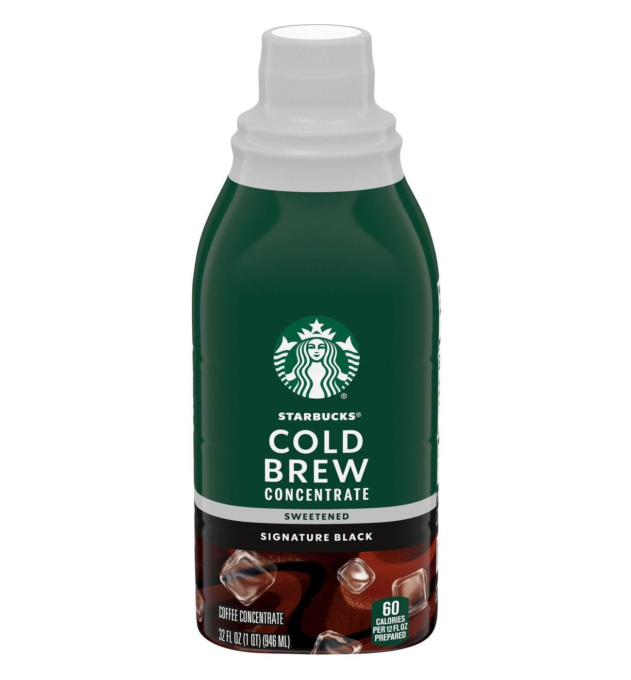 Starbucks Cold Brew Coffee Concentrate Signature Black - Sweetened; image 4 of 6