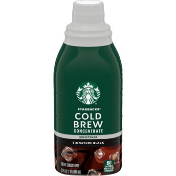 Starbucks Cold Brew Coffee Concentrate Signature Black - Sweetened