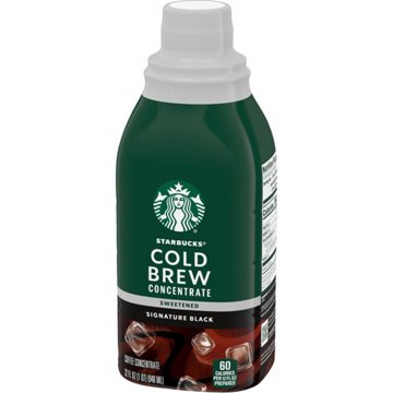 Starbucks Cold Brew Coffee Concentrate Signature Black - Sweetened
