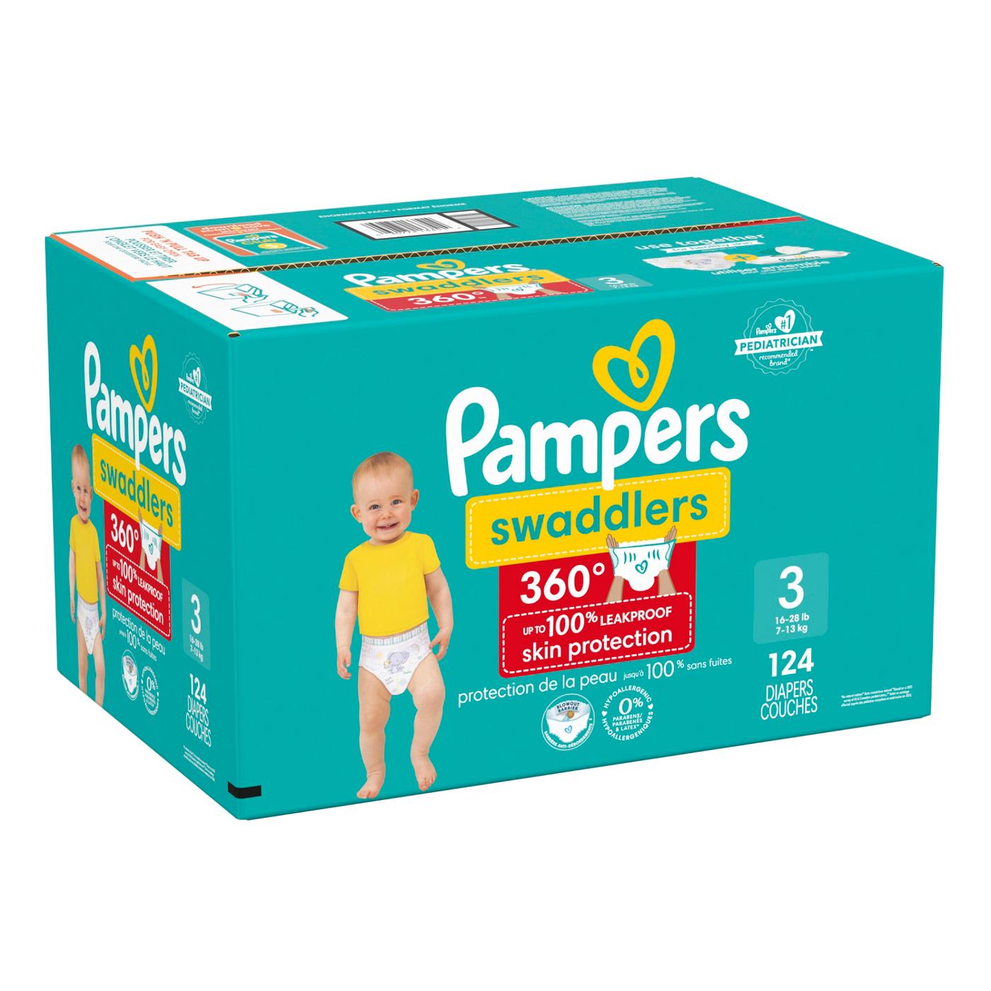 Pampers Swaddlers 360 Diapers - Size 3; image 3 of 10