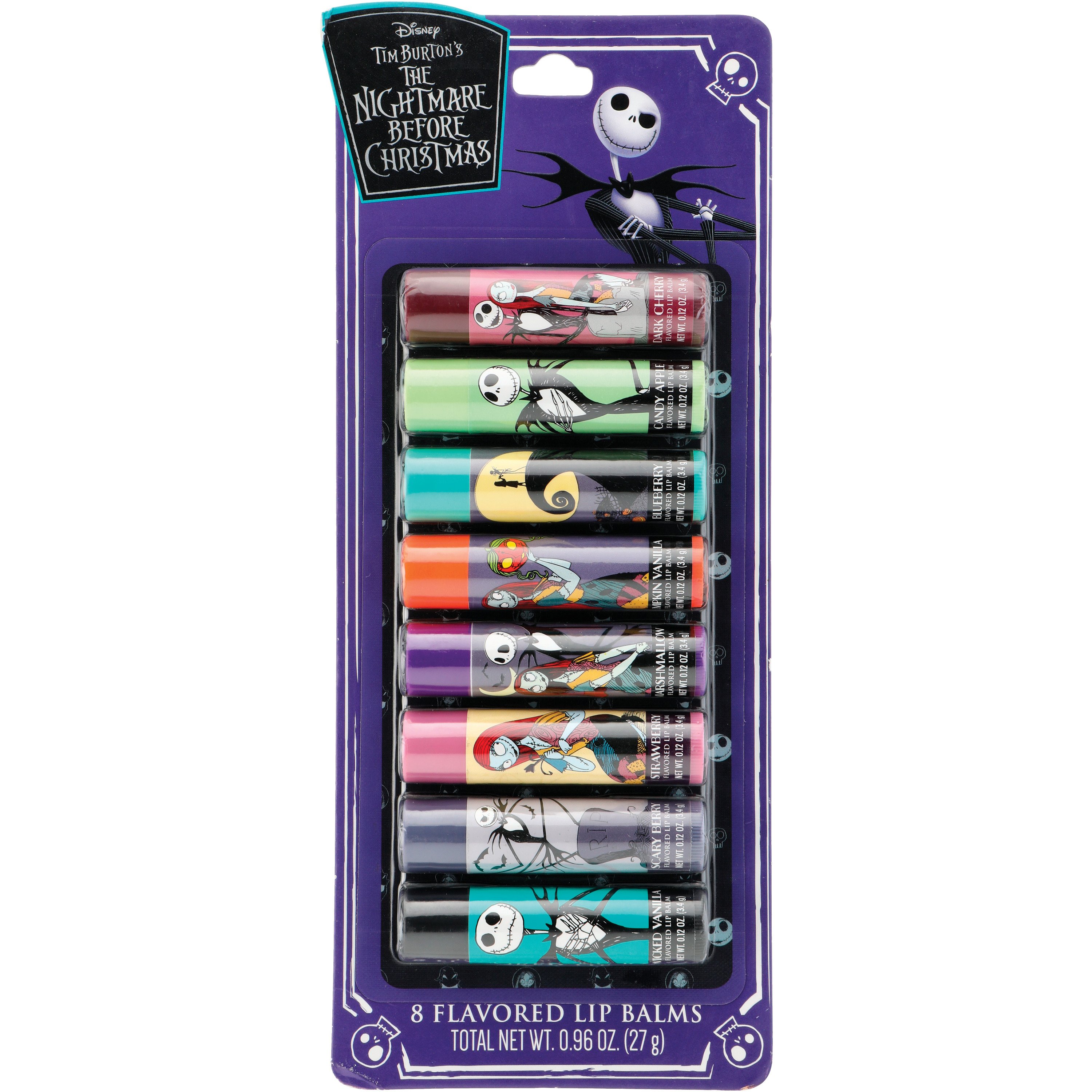 Disney The Nightmare Before Christmas Halloween Lip Balm - Jack & Sally Pack - Shop Lip balm ...
