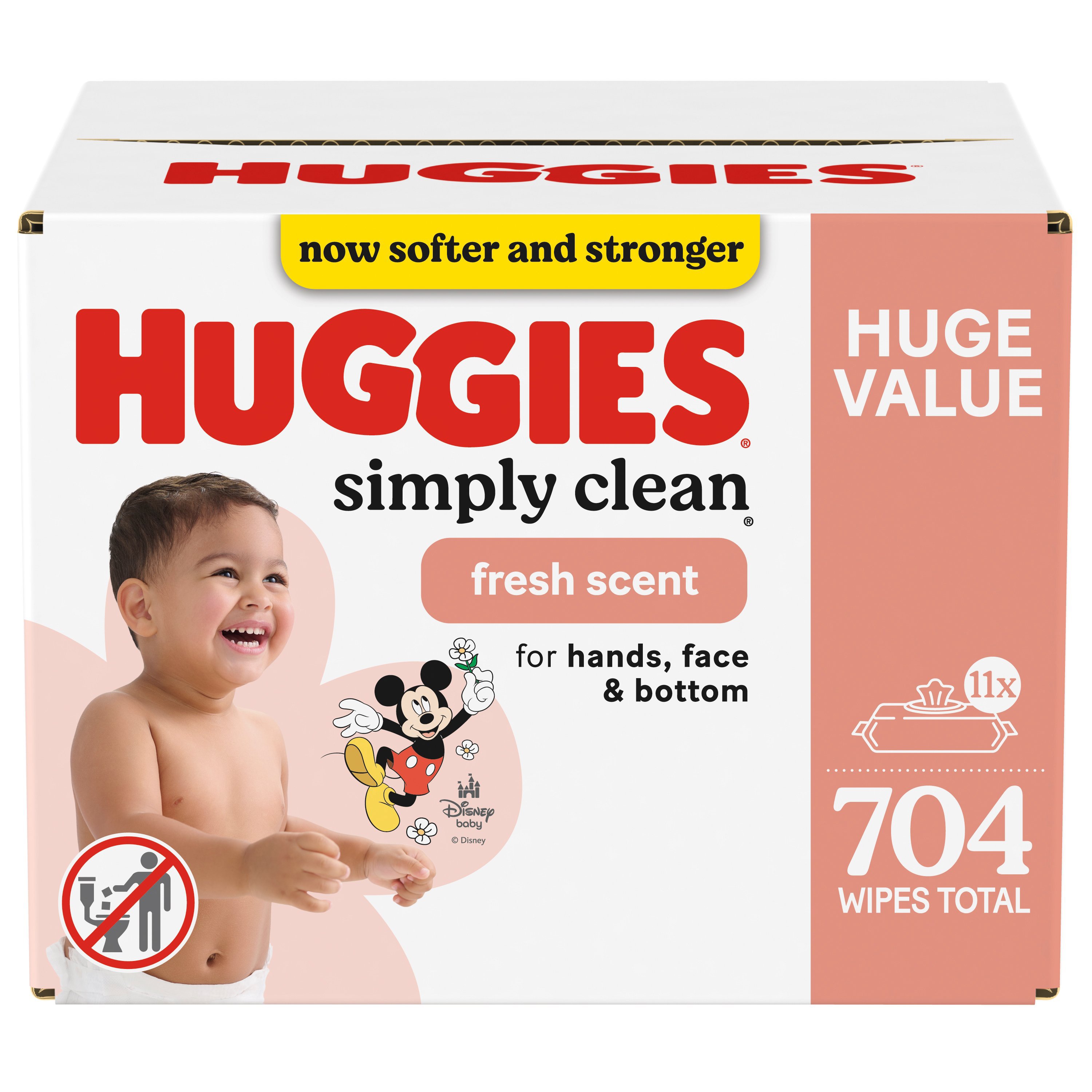 Huggies Simply Clean Baby Wipes Fresh Scent, 11 pk Shop Baby