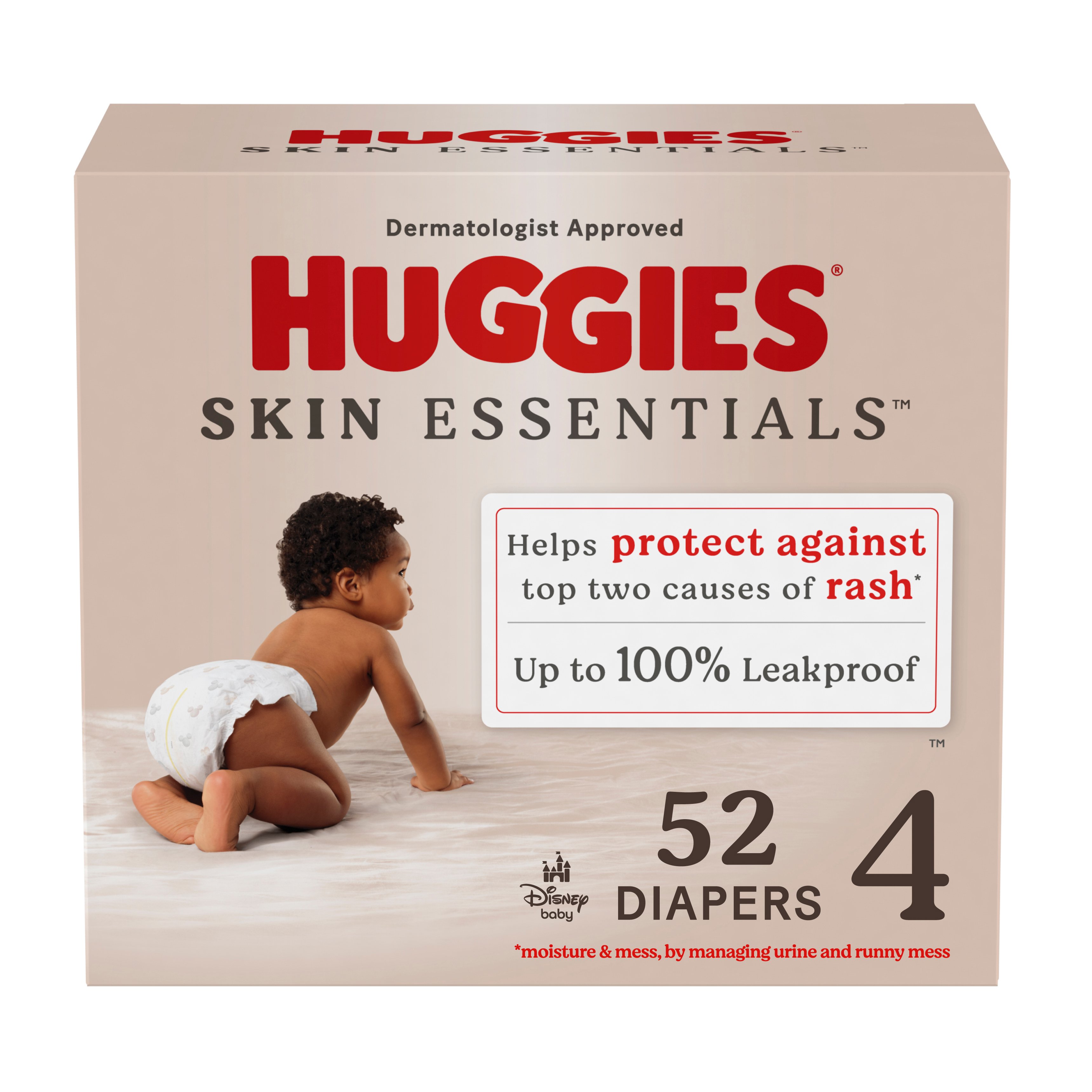 Huggies Skin Essentials Baby Diapers Size 4 Shop Diapers at HEB