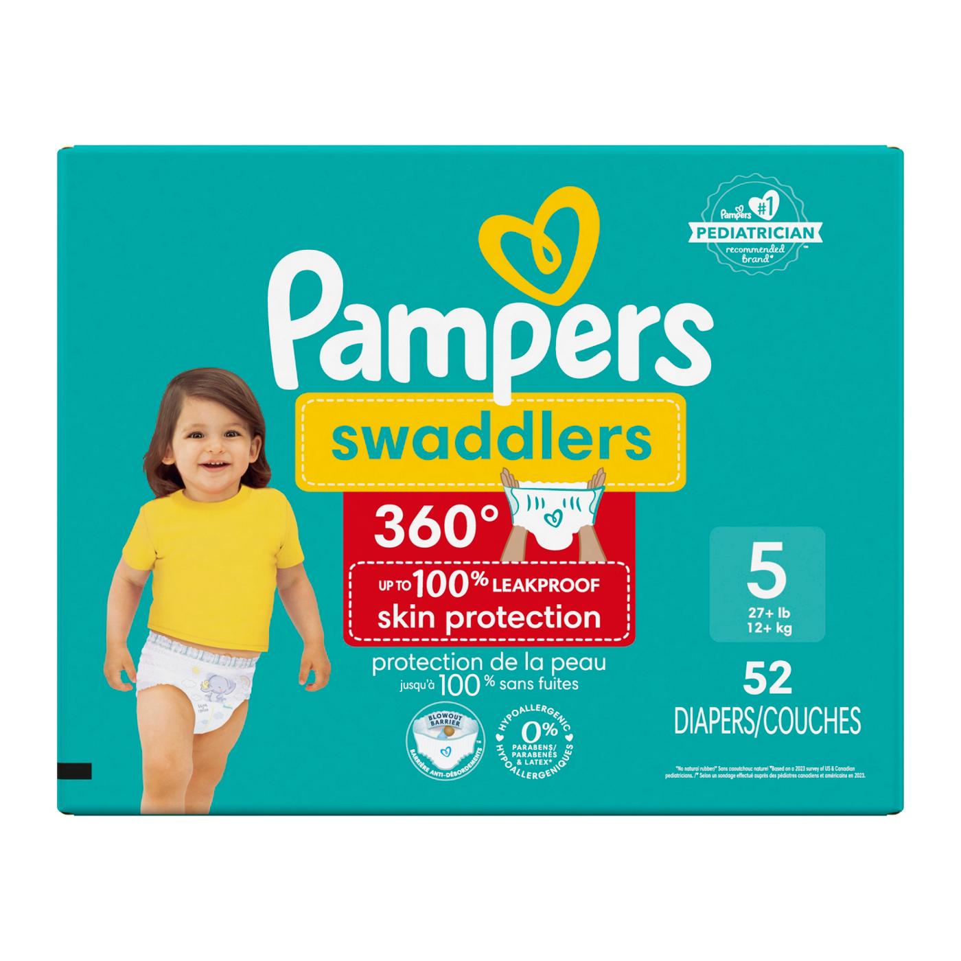 Pampers Swaddlers 360 Diapers - Size 5; image 8 of 10