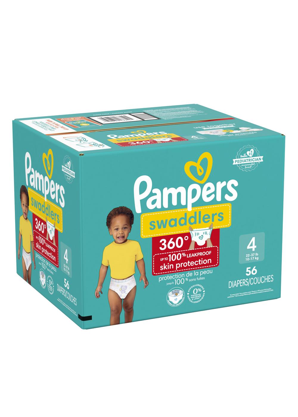 Pampers Swaddlers 360 Diapers - Size 4; image 2 of 3