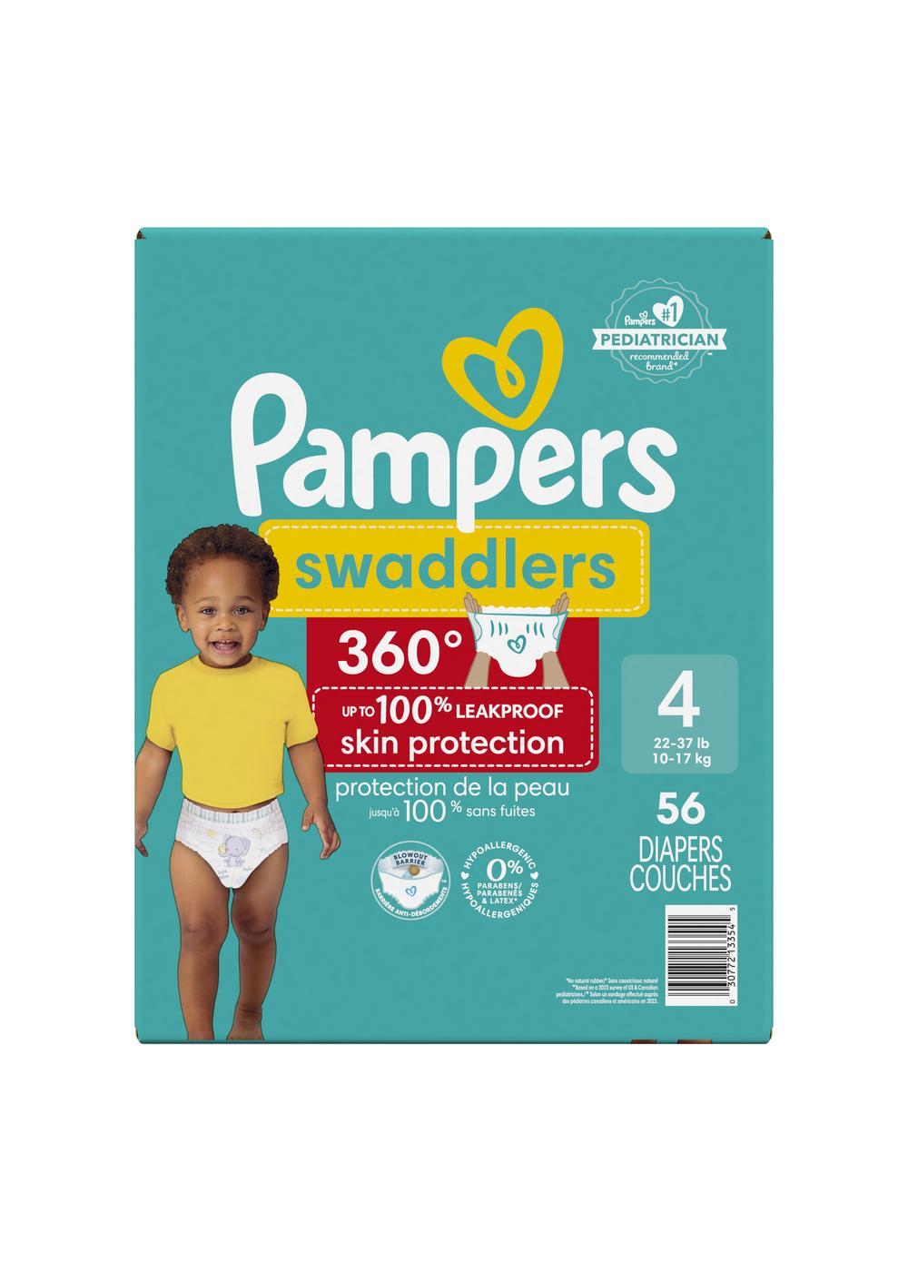 Pampers Swaddlers 360 Diapers - Size 4; image 3 of 3