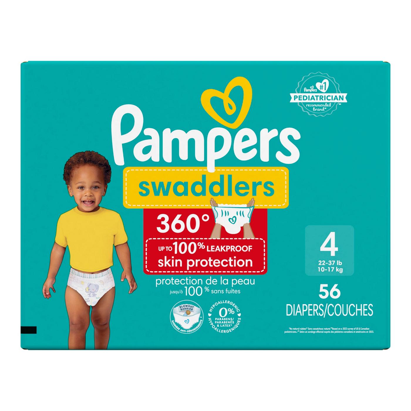 Pampers Swaddlers 360 Diapers - Size 4; image 4 of 10