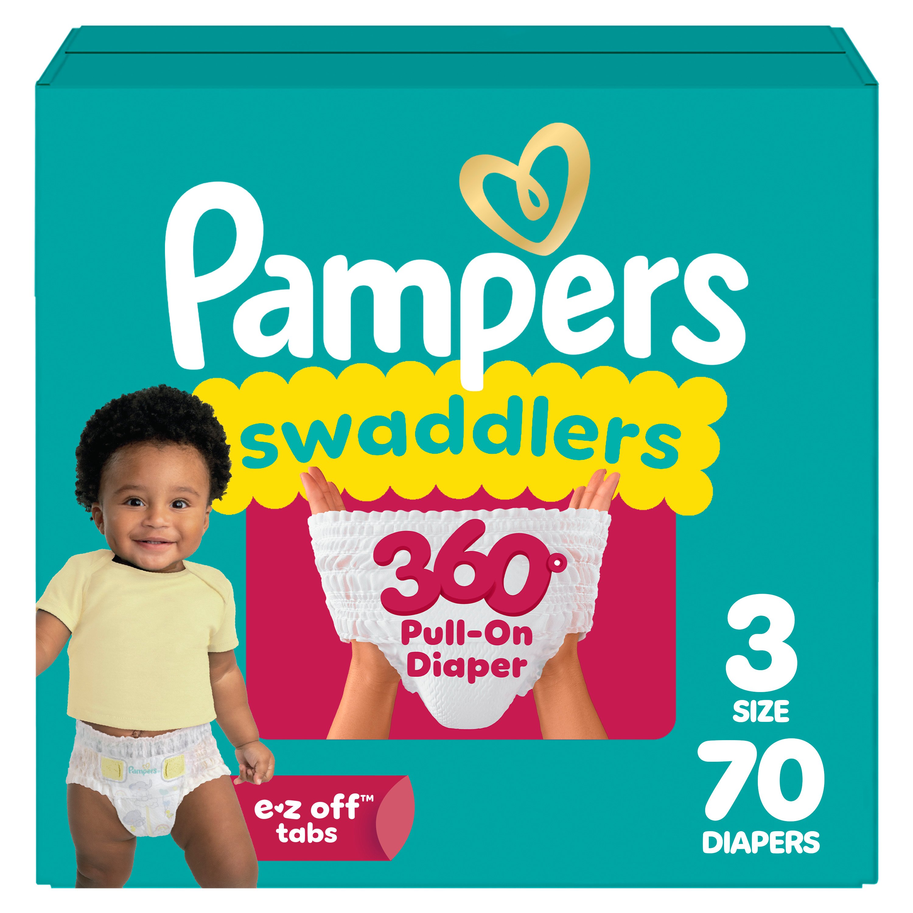 Pampers Swaddlers 360 Diapers Size Shop Diapers at H-E-B